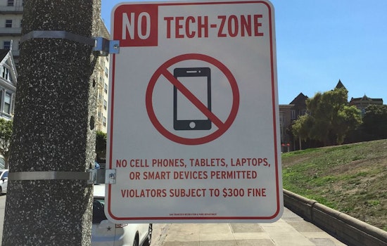 'No Tech-Zone' Artist Reveals Identity, Posts More Signs