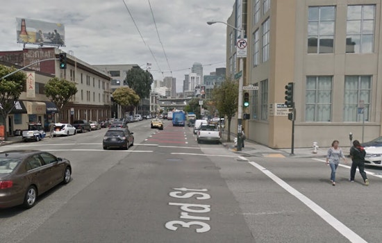 Pedestrian Struck By Van, Critically Injured At Third & Brannan