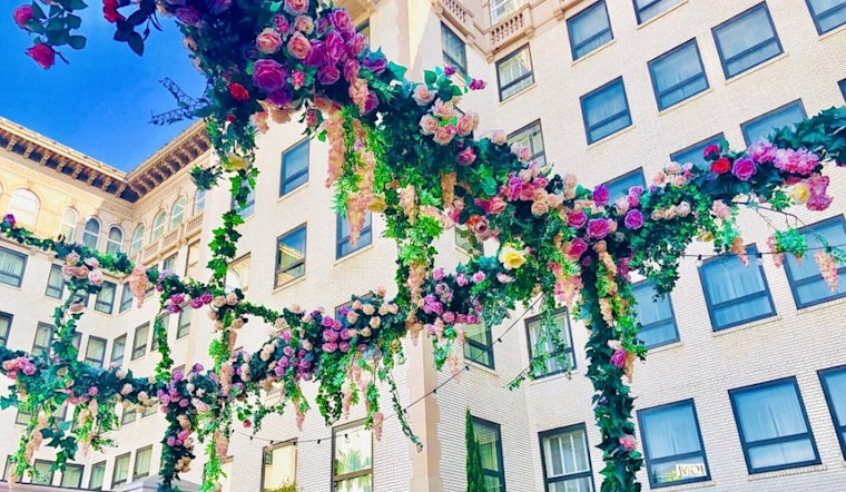 Explore the Secret Rosé Garden on the rooftop of the Beverly Wilshire before it's gone
