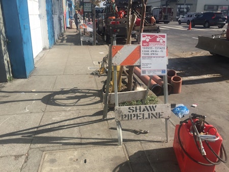 Bryant Street Sewer Construction To Continue Through February