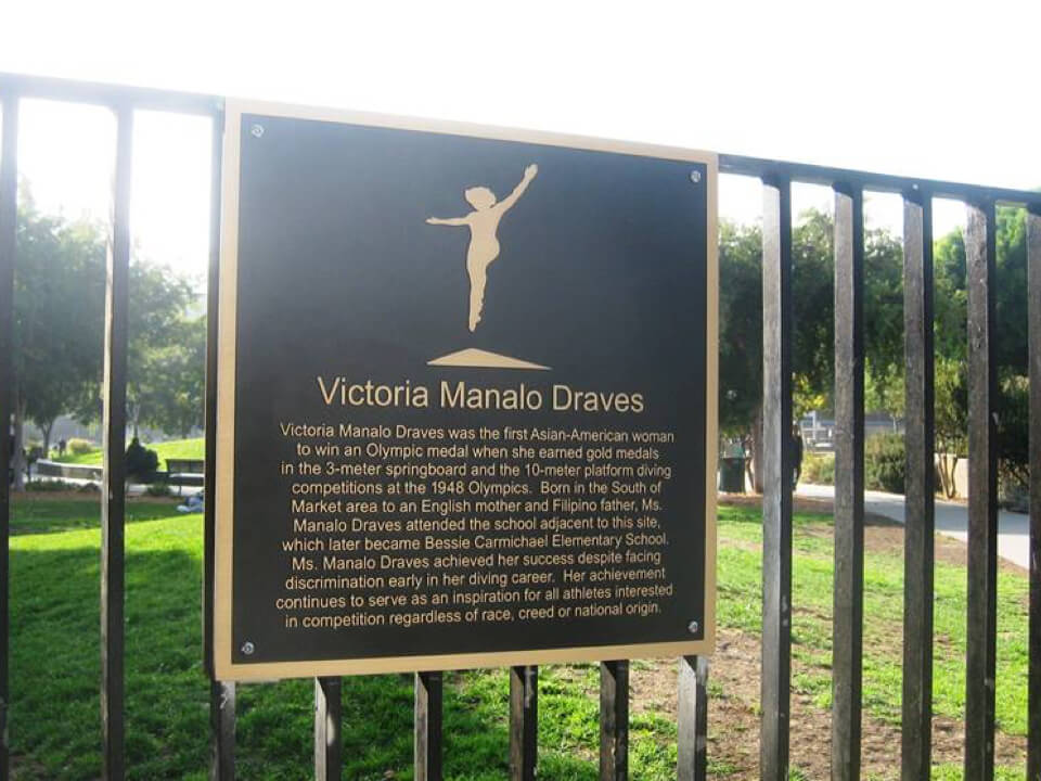 Victoria Manalo Draves Park Plaque To Be Unveiled Saturday