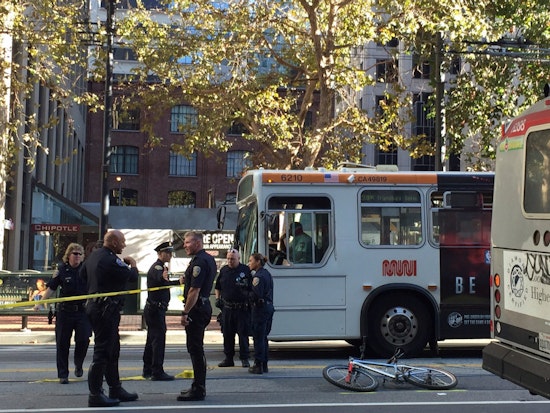 Muni Bus Hits & Kills Cyclist On Market Street [Updated]