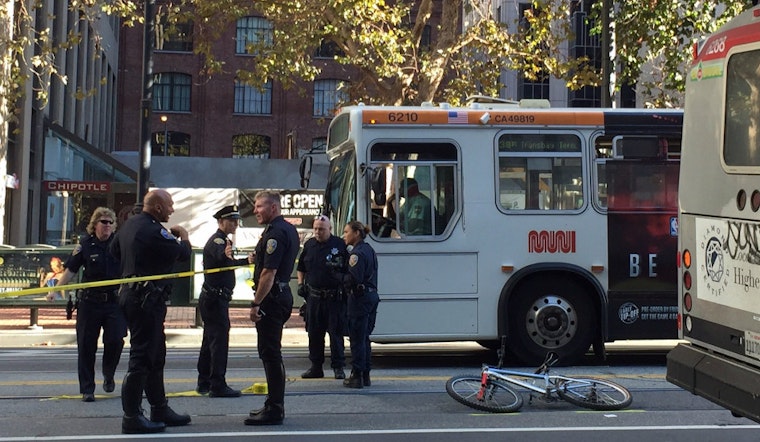 Muni Bus Hits & Kills Cyclist On Market Street [Updated]