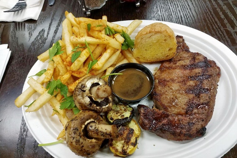 The Steak Out now open in South Loop with ribeyes, seafood and more