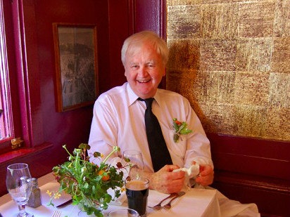 Memorial For Michael McCourt Today At Original Joe's