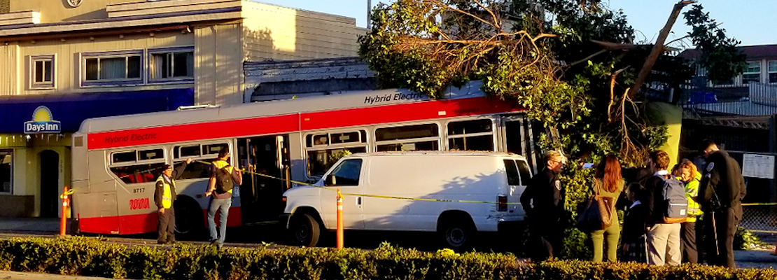 Muni driver in life-threatening condition after Marina collision [Updated]