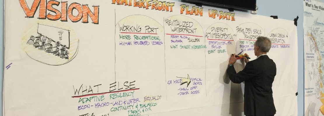 Community Shares Ideas For Port's Future At Waterfront Vision Workshop