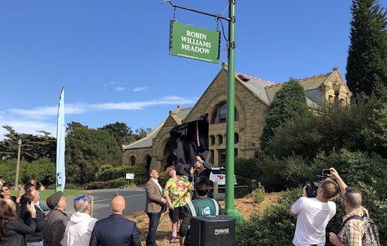 Golden Gate Park unveils new Robin Williams Meadow sign