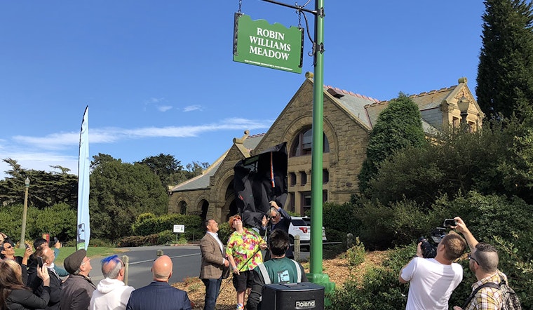 Golden Gate Park unveils new Robin Williams Meadow sign