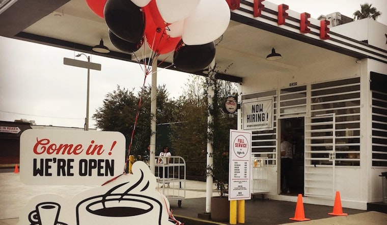 Koreatown gets a drive-through coffee shop: Full Service Coffee