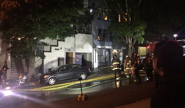 Late-night Duboce Triangle fire displaces 8