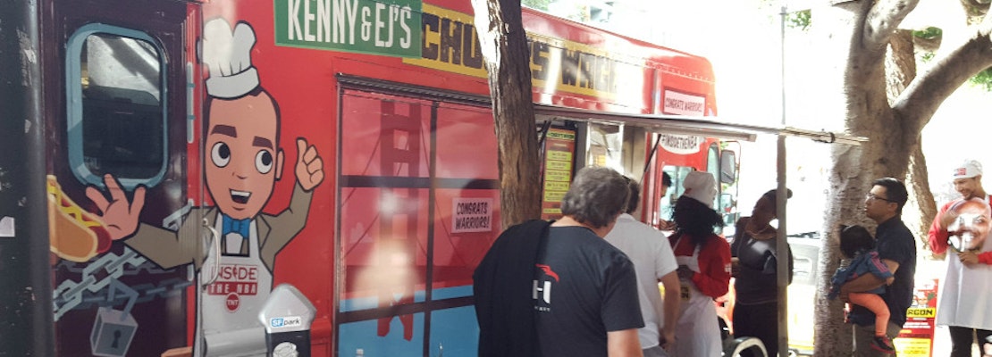 'Inside The NBA' Food Truck Visits Hayes Valley