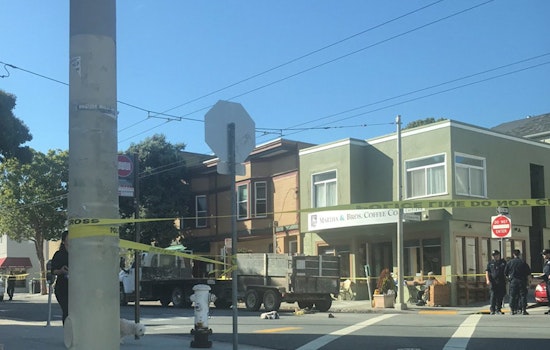 Woman struck by truck in Bernal Heights suffers life-threatening injuries