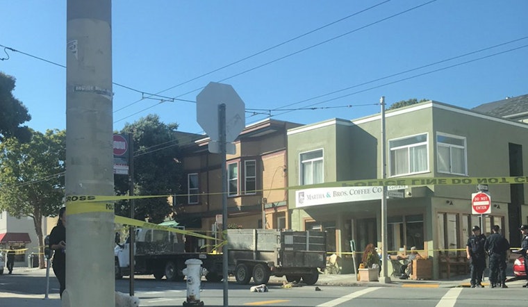 Woman struck by truck in Bernal Heights suffers life-threatening injuries