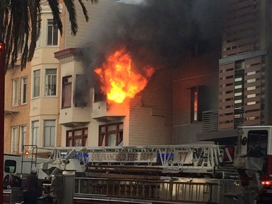 Fire Breaks Out At Dolores And Market