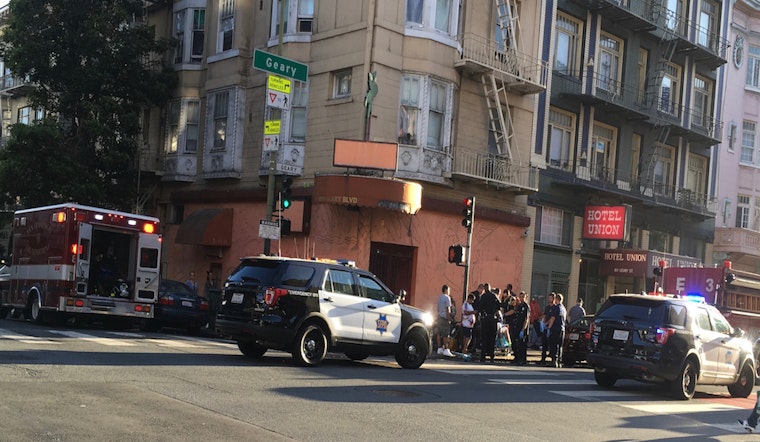Tenderloin crime: Stolen vehicle topples fire hydrant, fight leads to stabbing, more