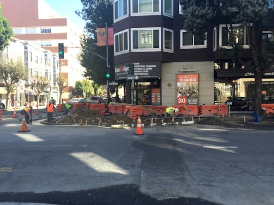 Fell And Gough Intersection Finally Getting A Crosswalk