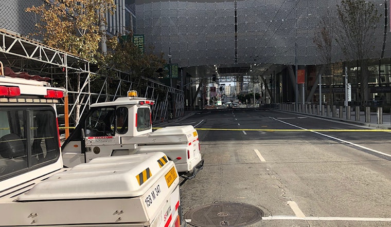After Salesforce Transit Center's closure, commuters nonplussed by return to temporary terminal