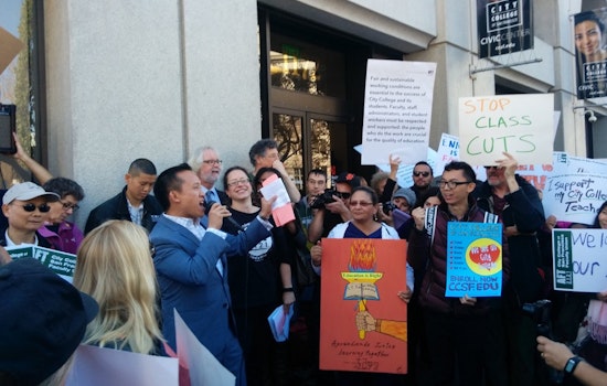 CCSF Faculty, Students Protest Anticipated Cuts