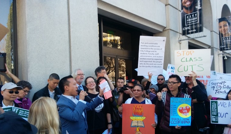 CCSF Faculty, Students Protest Anticipated Cuts