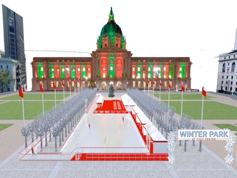 Civic Center Plaza to get holiday 'Winter Park' with ice-skating rink