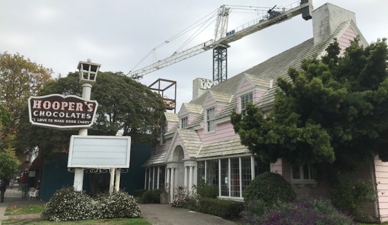 Something's stirring at Telegraph Avenue's pink Hooper's Chocolates house