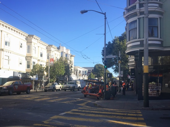 Work Crews Out At Haight & Ashbury To Replace Sewer Lines