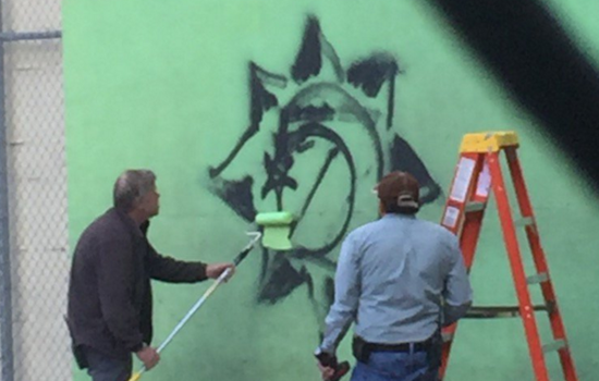 School Vandalism Suspect Arrested, Graffiti Not Hate Crime Related