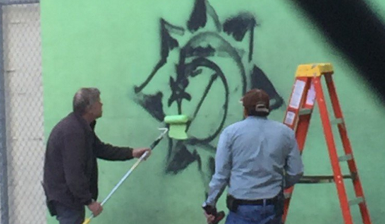 School Vandalism Suspect Arrested, Graffiti Not Hate Crime Related
