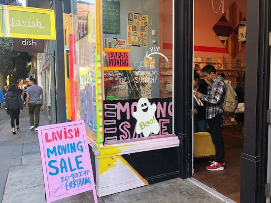 Lavish to shutter Hayes Street store, plans holiday pop-up shop