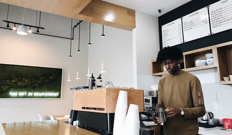 Brewed+Pressed opens in Victory Park with coffee, juice and more