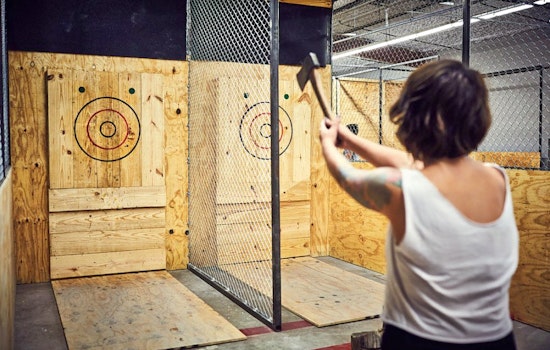 Ax-throwing venue with bar opens in Durham