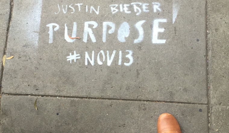 Guerrilla Sidewalk Marketing Strikes Again; Blame Justin Bieber