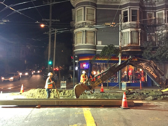 Construction Resumes On Haight, This Time To Repair Sinking Pavement