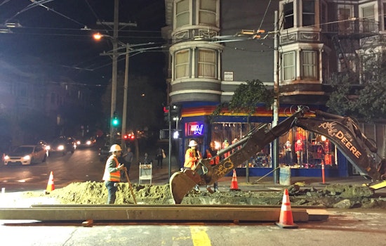 Construction Resumes On Haight, This Time To Repair Sinking Pavement