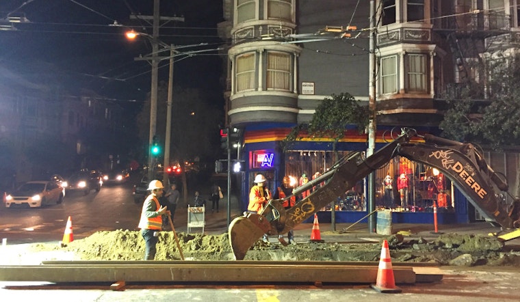 Construction Resumes On Haight, This Time To Repair Sinking Pavement