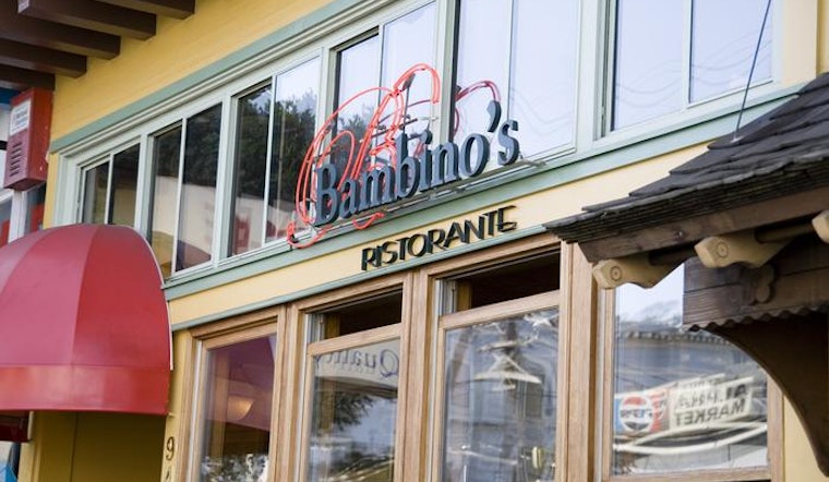 Cole Valley's Bambino's Ristorante Closed For Remodeling
