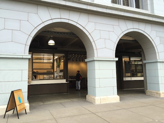 Psst: No Line Yet At Blue Bottle As Ferry Building Unveils New Kiosks