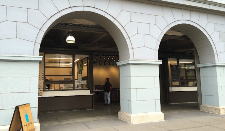 Psst: No Line Yet At Blue Bottle As Ferry Building Unveils New Kiosks