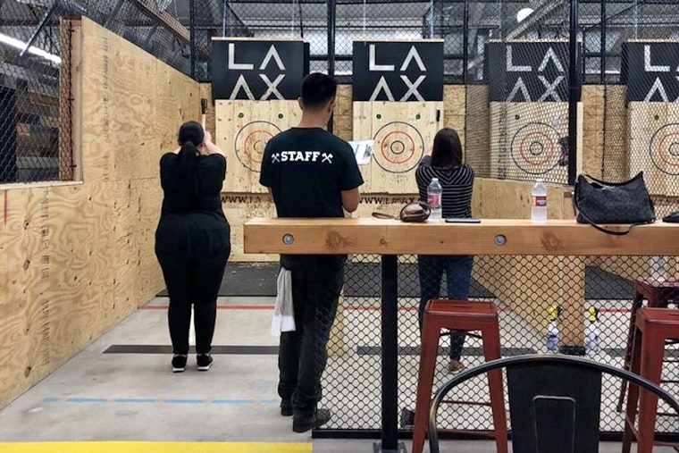 Ax-throwing venue LA AX now open in North Hollywood