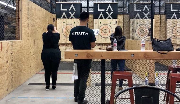 Ax-throwing venue LA AX now open in North Hollywood