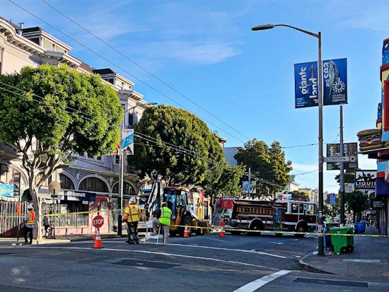 Upper Haight sewer work causes gas leak, closing street to early-morning traffic