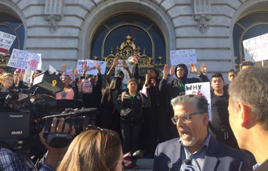 100+ Protesters March To City Hall Over Mario Woods Shooting