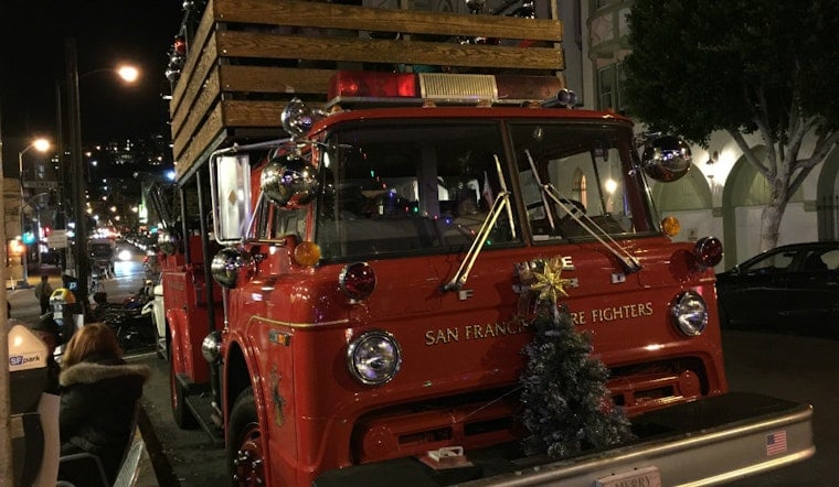 Scenes From Caffe Trieste's Successful Firefighters Toy Drive