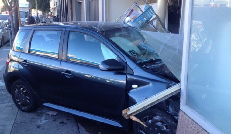 Uber-Affiliated Vehicle Slams Into Ninth & Howard Victorian