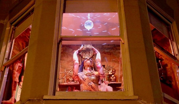 Castro resident's Halloween window showcases spooky 'queen for a day' serial killer