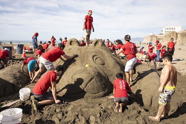 Scenes from the 36th annual Leap Sandcastle Classic