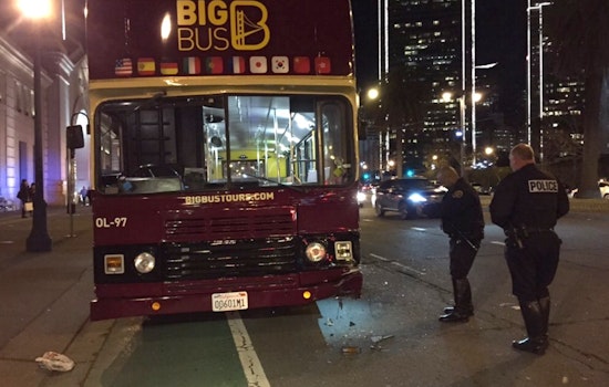 Tour Bus Crash On Embarcadero Leaves Several Wounded