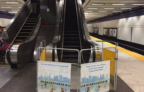 New BART Escalator Updates Show SF Stations Disproportionately Affected By Downtime