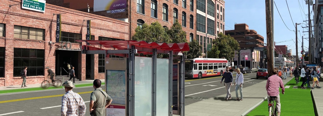 SFMTA approves plans for protected bike lanes on Townsend Street